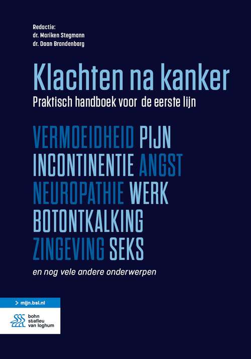 Book cover of Klachten na kanker: Praktisch handboek voor de eerste lijn (1st ed. 2024)