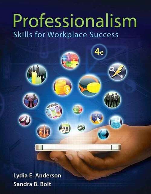 Book cover of Professionalism: Skills for Workplace Success (Fourth Edition)