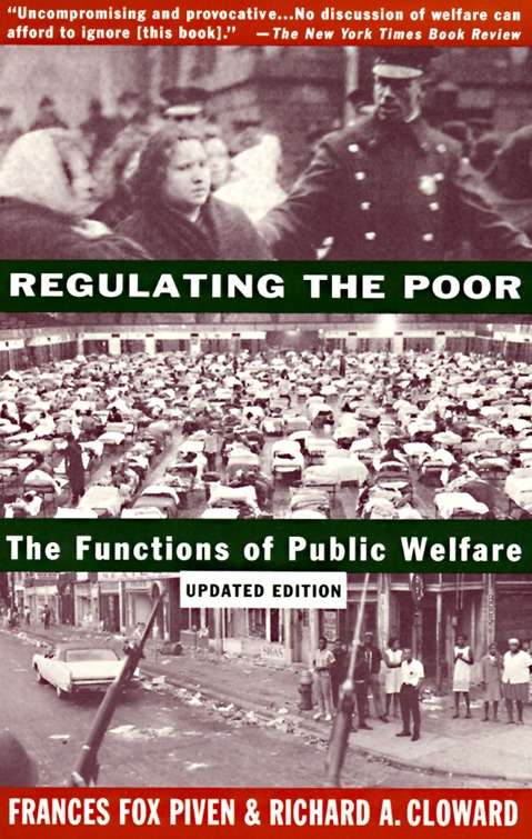 Book cover of Regulating the Poor