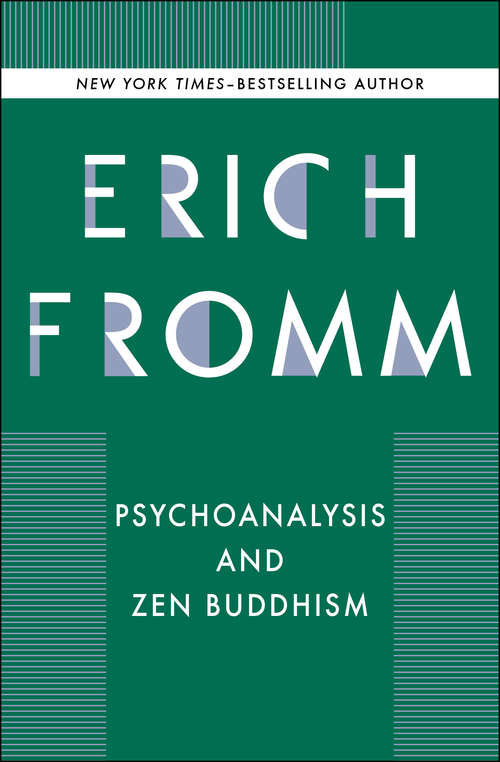 Book cover of Psychoanalysis and Zen Buddhism (Condor Bks.)
