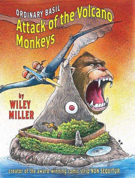 Book cover of Attack of the Volcano Monkeys (Ordinary Basil)