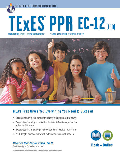 Book cover of TExES PPR EC-12 (160) Book + Online