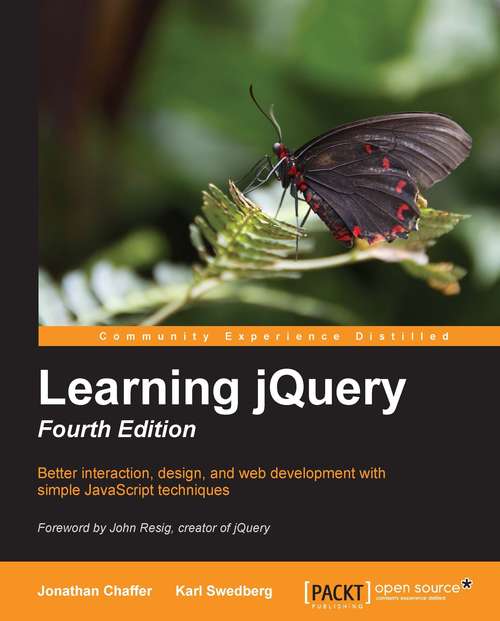 Learning jQuery Fourth Edition