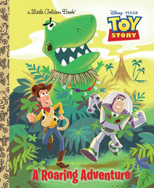 Book cover of A Roaring Adventure (Little Golden Book)