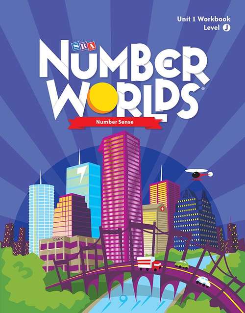 Book cover of SRA Number Worlds: Number Sense, Unit 1, Level J Workbook [Grade 8]