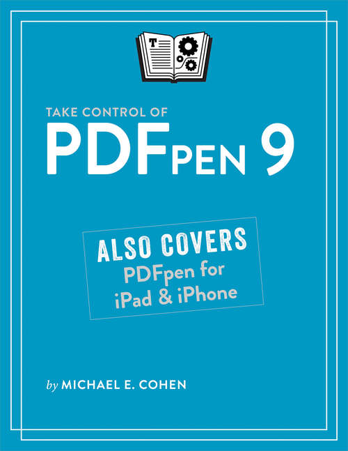 Take Control of PDFpen 9