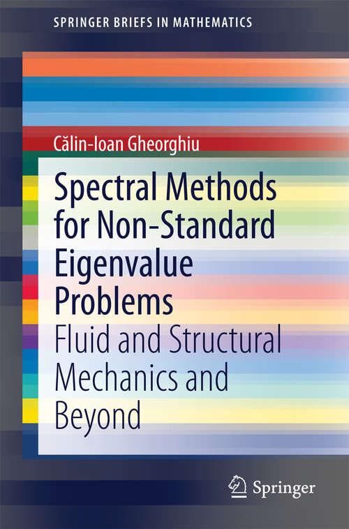 Book cover of Spectral Methods for Non-Standard Eigenvalue Problems