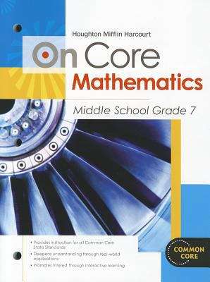 Book cover of On Core Mathematics, Middle School Grade 7