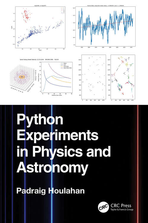Book cover of Python Experiments in Physics and Astronomy (1)