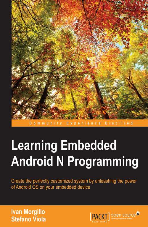 Book cover of Learning Embedded Android N Programming