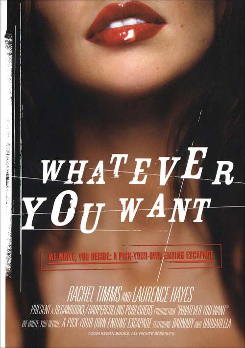 Book cover of Whatever You Want
