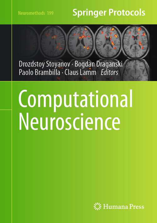 Book cover of Computational Neuroscience (1st ed. 2023) (Neuromethods #199)