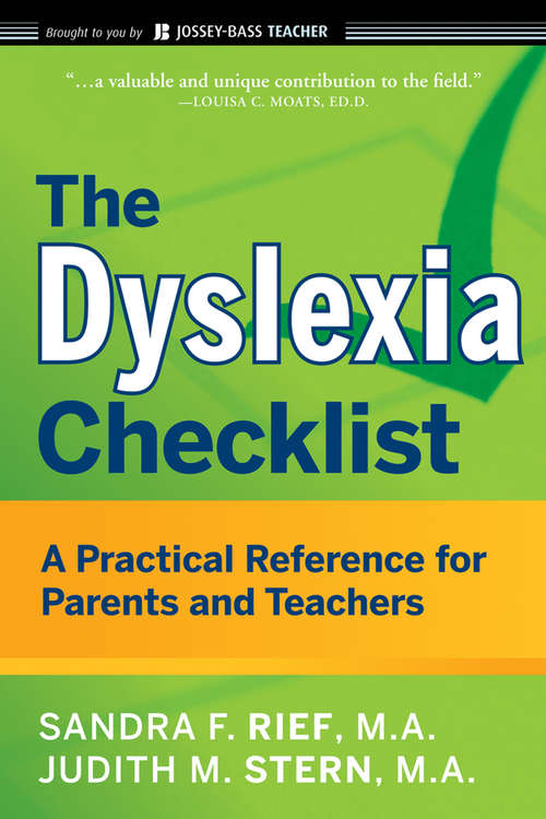 Book cover of The Dyslexia Checklist