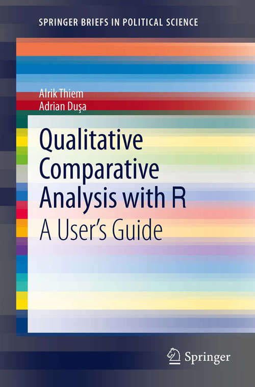 Book cover of Qualitative Comparative Analysis with R