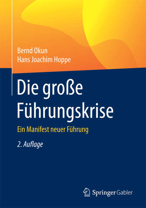 Book cover of Die große Führungskrise