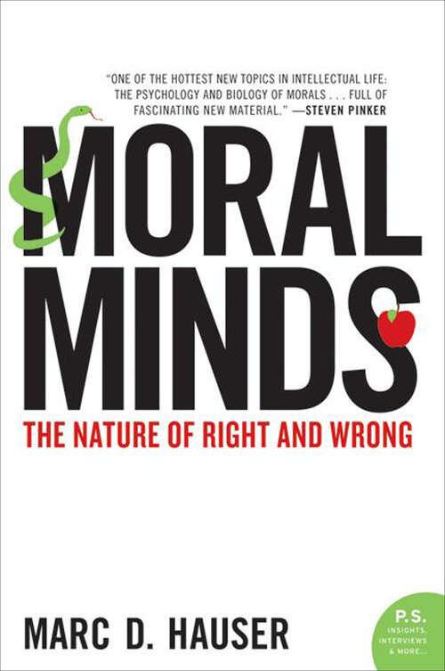 Book cover of Moral Minds: The Nature of Right and Wrong