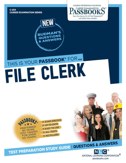 Book cover of File Clerk: Passbooks Study Guide (Career Examination Series: C-254)