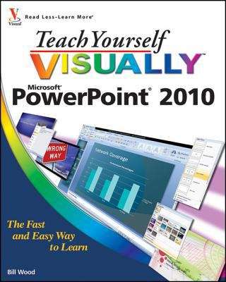 Book cover of Teach Yourself VISUALLY PowerPoint 2010