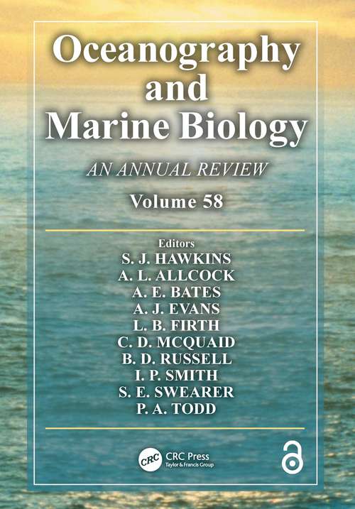 Oceanography and Marine Biology: An Annual Review, Volume 58 (Oceanography and Marine Biology - An Annual Review #58)