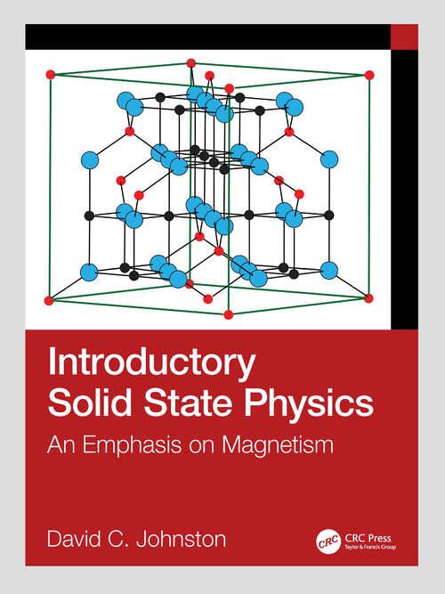 Book cover of Introductory Solid State Physics: An Emphasis on Magnetism (1)