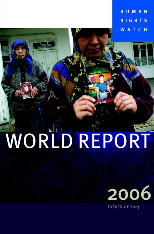 Book cover of World Report 2007: Events of 2006