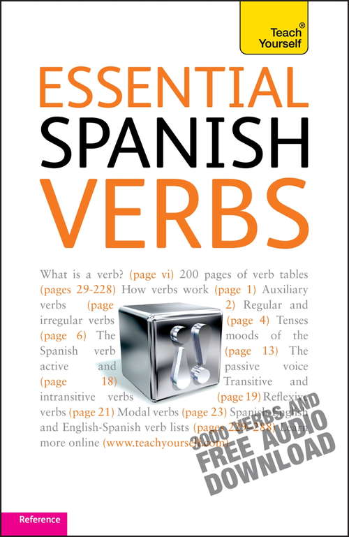 Book cover of Essential Spanish Verbs: Teach Yourself: Teach Yourself