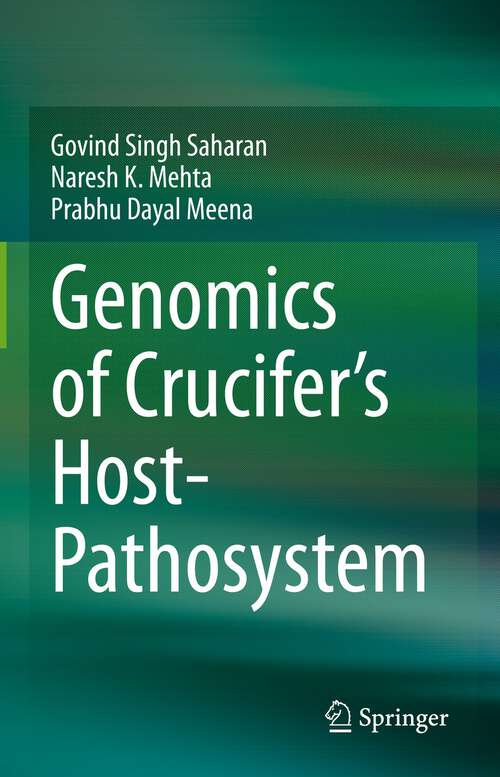 Book cover of Genomics of Crucifer's Host- Pathosystem (1st ed. 2023)