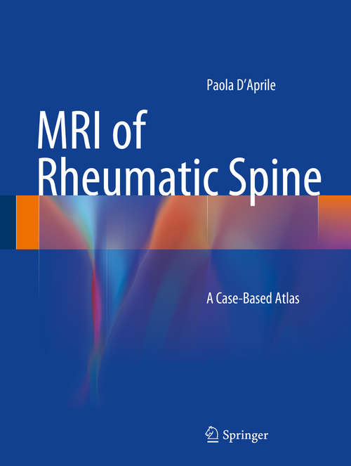 Book cover of MRI of Rheumatic Spine