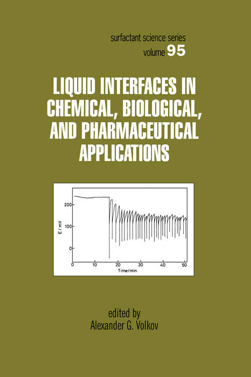 Book cover of Liquid Interfaces In Chemical, Biological And Pharmaceutical Applications (1) (Surfactant Science)