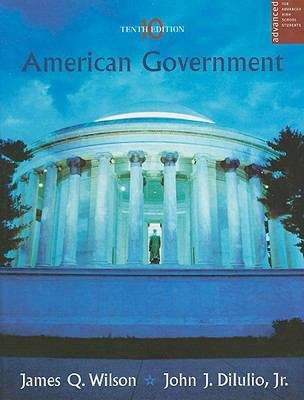 Book cover of American Government: Institutions and Policies (10th ed.)