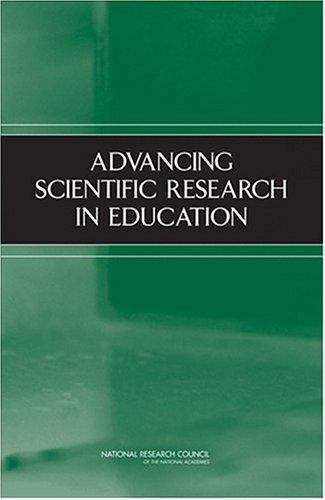 Book cover of Advancing Scientific Research In Education
