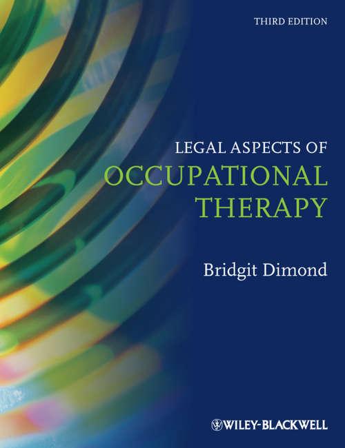 Book cover of Legal Aspects of Occupational Therapy