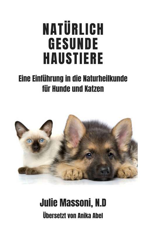 Book cover of Natürlich gesunde Haustiere