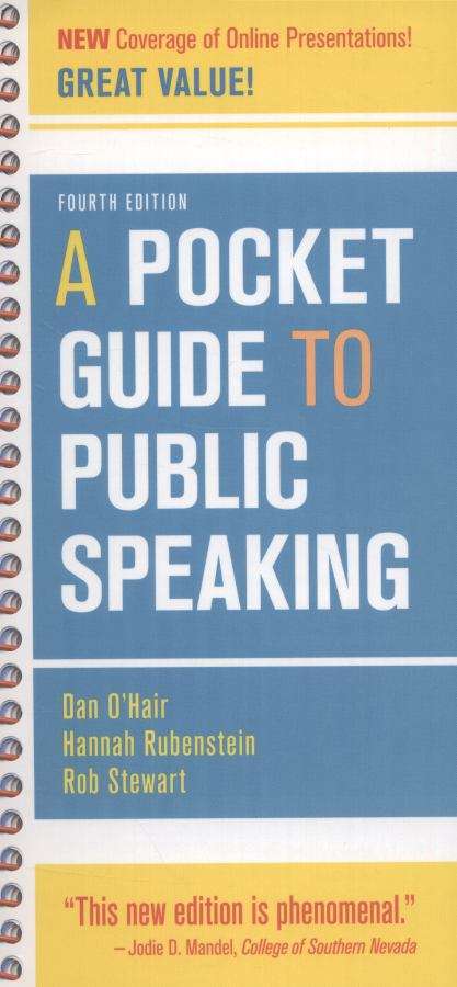 A Pocket Guide to Public Speaking (Fourth Edition)