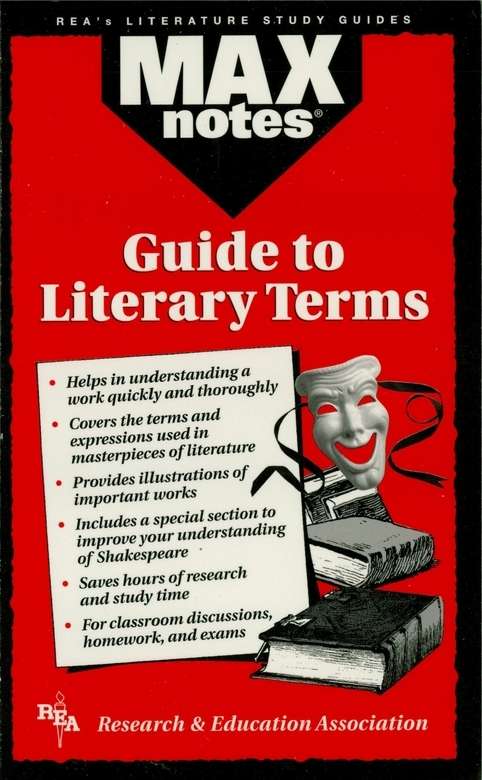 Book cover of The Guide to Literary Terms (MAXNotes Literature Guides)