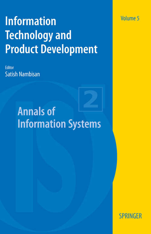 Book cover of Information Technology and Product Development