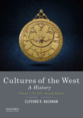Book cover of Cultures of the West: To 1750