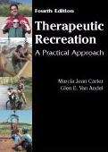 Therapeutic Recreation: A Practical Approach (Fourth Edition)