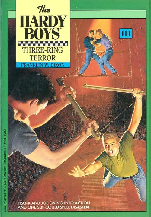 Book cover of Three-Ring Terror (Hardy Boys Mystery Stories #111)