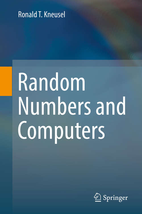 Book cover of Random Numbers and Computers (1st ed. 2018)