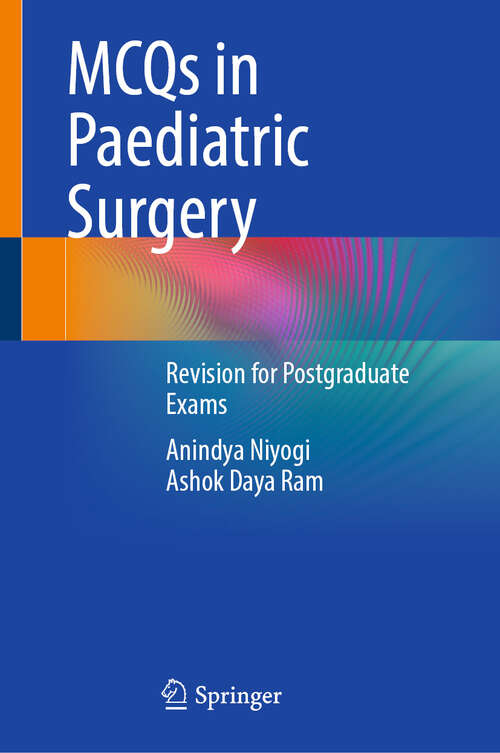 Book cover of MCQs in Paediatric Surgery: Revision for Postgraduate Exams