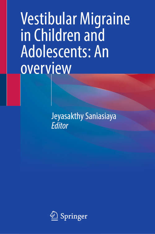 Book cover of Vestibular Migraine in Children and Adolescents: An overview