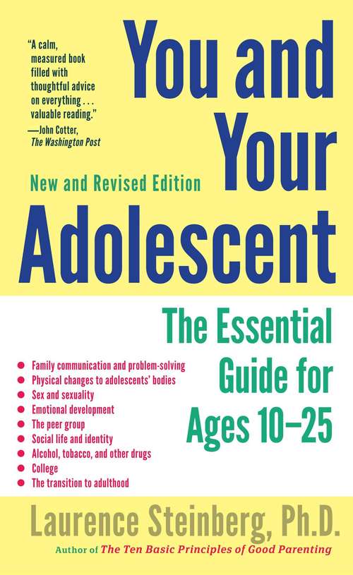 Book cover of You and Your Adolescent, New and Revised edition