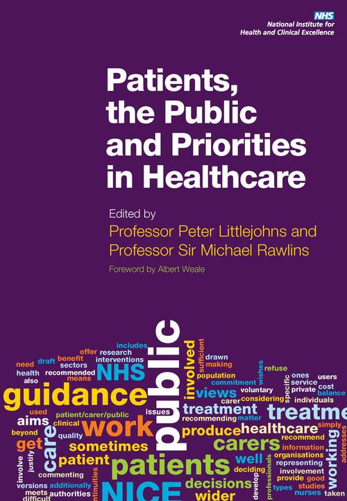 Patients, the Public and Priorities in Healthcare (Radcliffe Ser.)