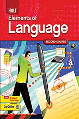 Book cover of Elements of Language: Second Course