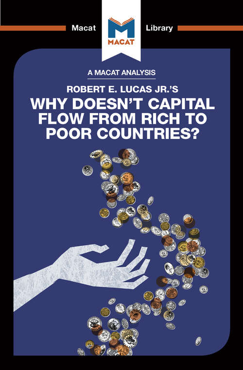 Book cover of Why Doesn't Capital Flow from Rich to Poor Countries?