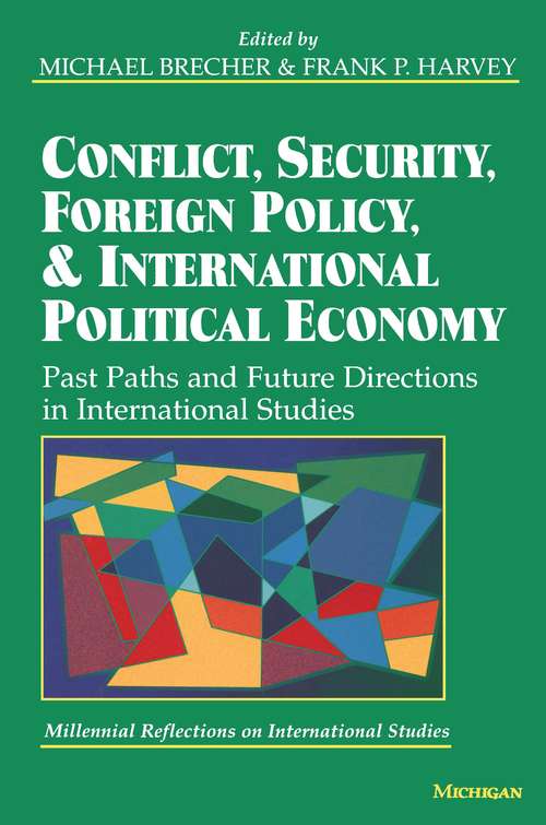 Book cover of Conflict, Security, Foreign Policy, and International Political Economy