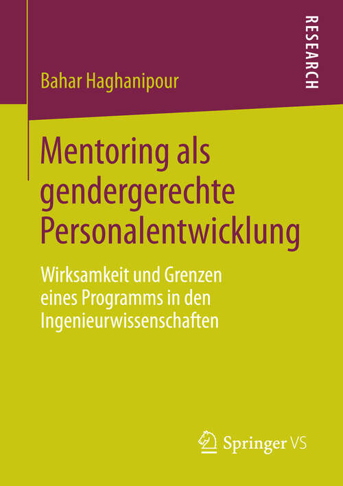 Book cover of Mentoring als gendergerechte Personalentwicklung