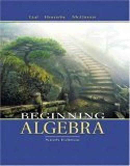 Book cover of Beginning Algebra (9) (Mathxl Tutorials On Cd Ser.)