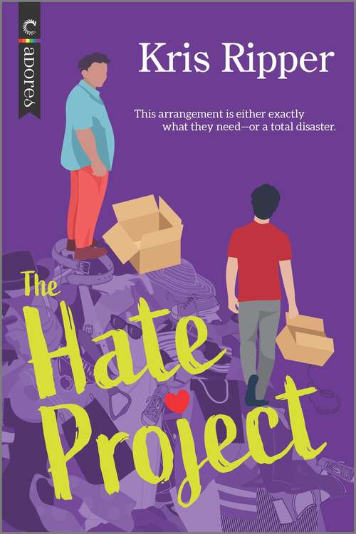 Book cover of The Hate Project: An LGBTQ Romcom (The Love Study #2)